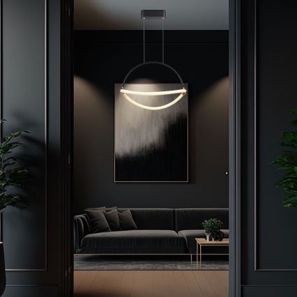 Світлодіодна підвісна люстра LED/12W/230V 4000K діаметр 40 см