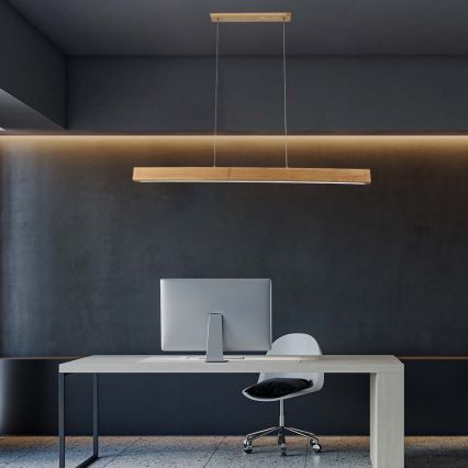 Світлодіодна підвісна люстра LED/12W/230V 4000K коричневий