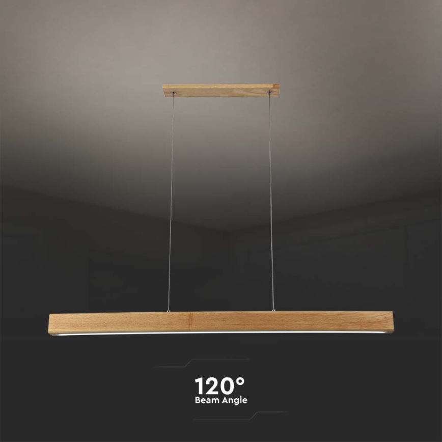Світлодіодна підвісна люстра LED/12W/230V 4000K коричневий