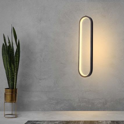 Світлодіодна підвісна люстра LED/13W/230V 3000K чорний