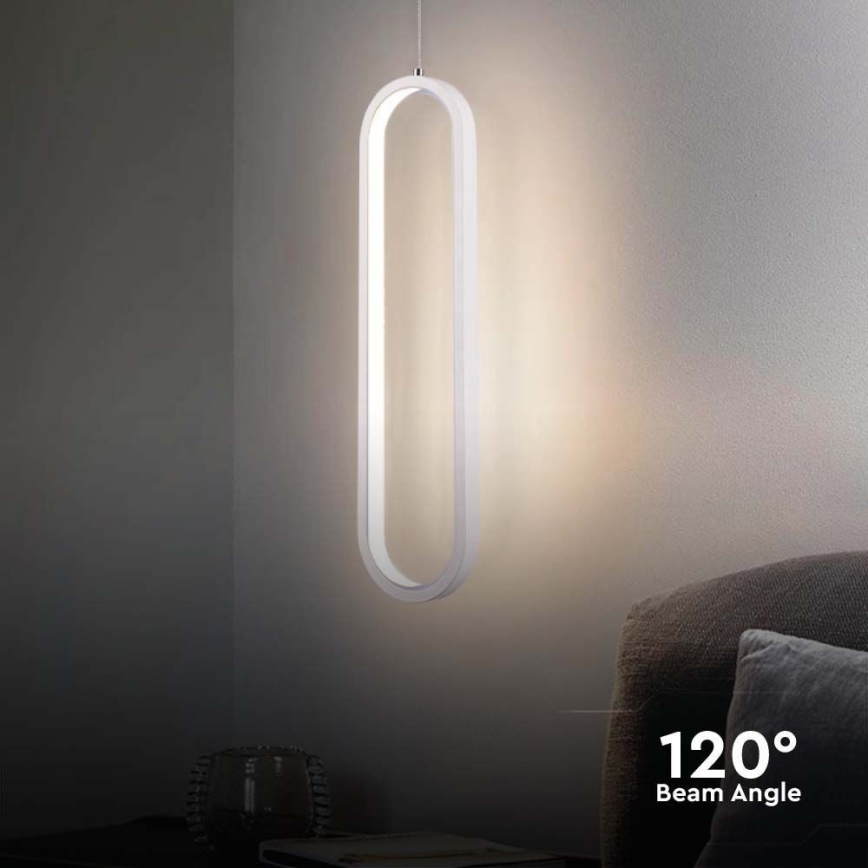 Світлодіодна підвісна люстра LED/13W/230V 4000K білий