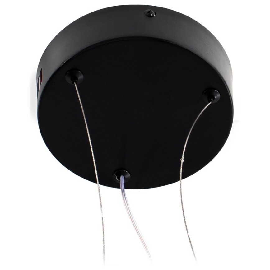 Світлодіодна підвісна люстра LED/18W/230V 3000K чорний