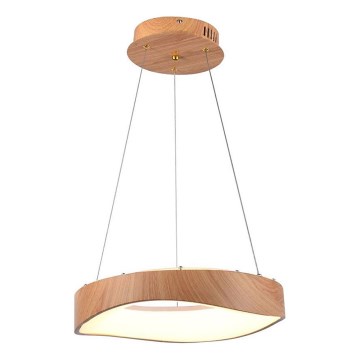 Світлодіодна підвісна люстра LED/18W/230V 3000K ø 40 см коричневий