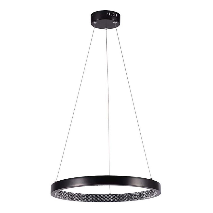 Світлодіодна підвісна люстра LED/19W/230V 3000K чорний