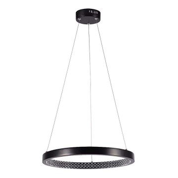 Світлодіодна підвісна люстра LED/19W/230V 4000K чорний
