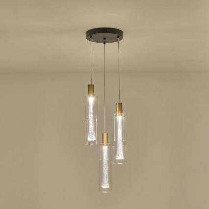 Світлодіодна підвісна люстра LED/21W/230V 3000K