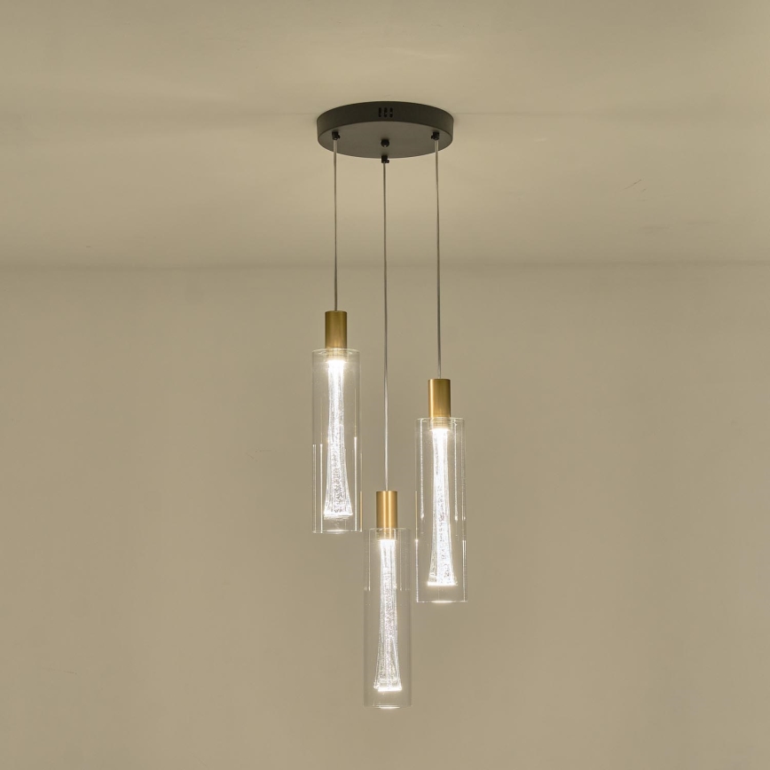 Світлодіодна підвісна люстра LED/21W/230V 3000K