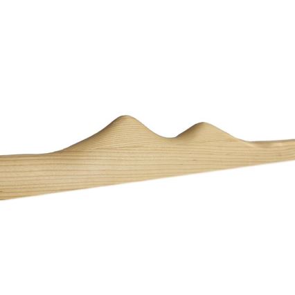 Світлодіодна підвісна люстра LED/22W/230V 4000K 120 см ясеневий/масив