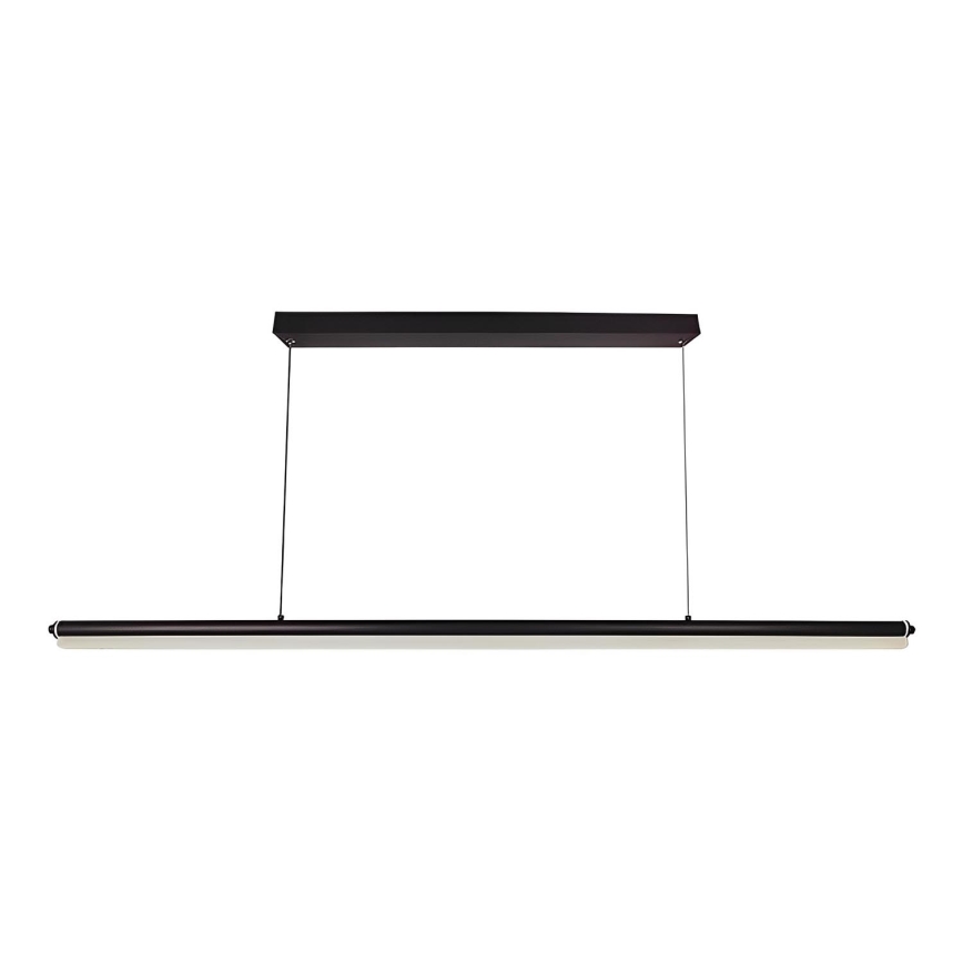 Світлодіодна підвісна люстра LED/23W/230V 4000K 120 см чорний