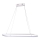 Світлодіодна підвісна люстра LED/24W/230V 3000K білий