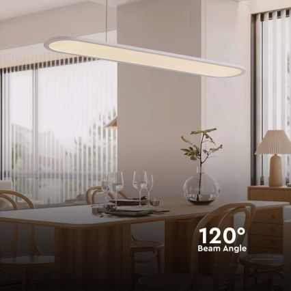 Світлодіодна підвісна люстра LED/24W/230V 3000K білий