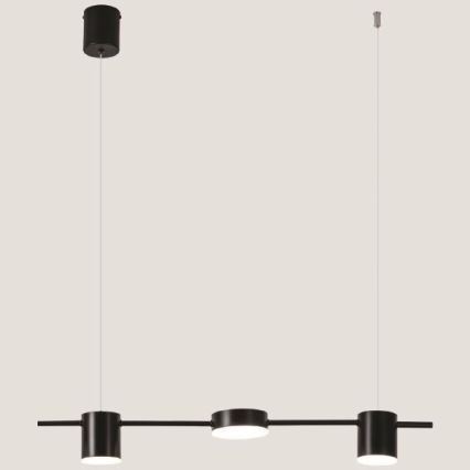 Світлодіодна підвісна люстра LED/24W/230V 3000K чорний