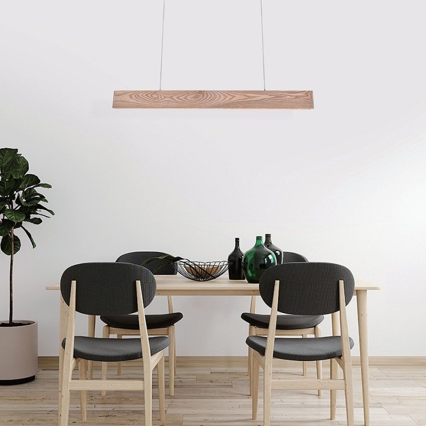 Світлодіодна підвісна люстра LED/24W/230V 3000K коричневий