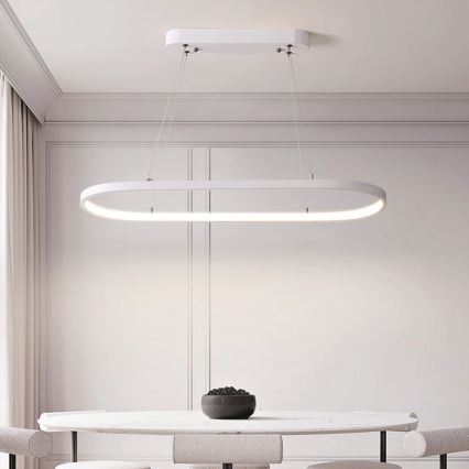 Світлодіодна підвісна люстра LED/24W/230V 4000K білий