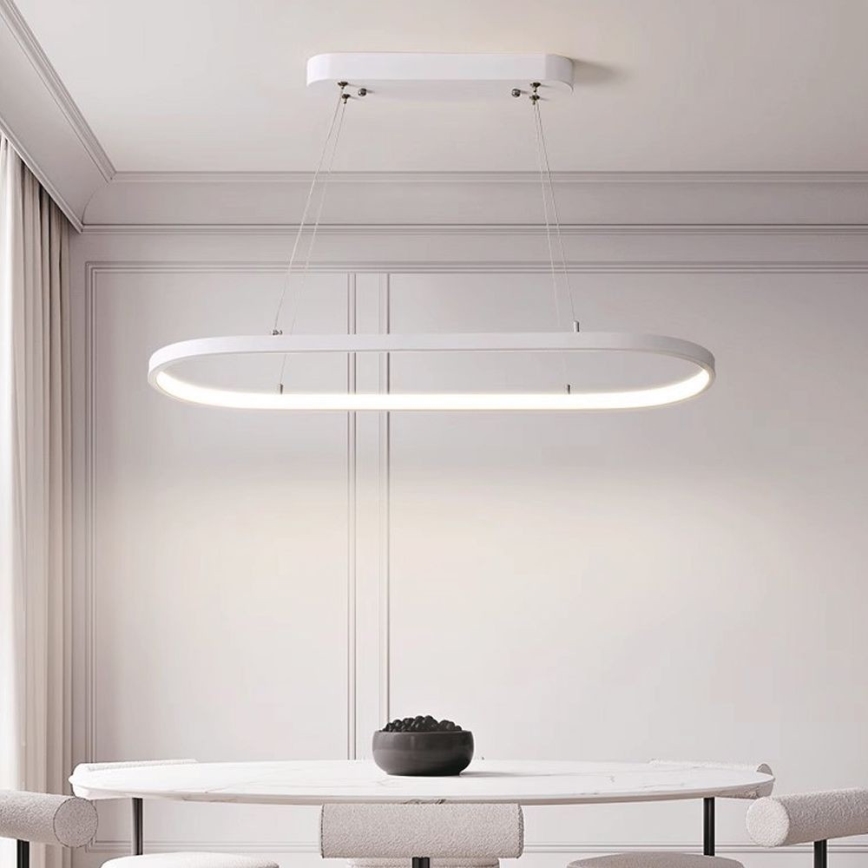 Світлодіодна підвісна люстра LED/24W/230V 4000K білий