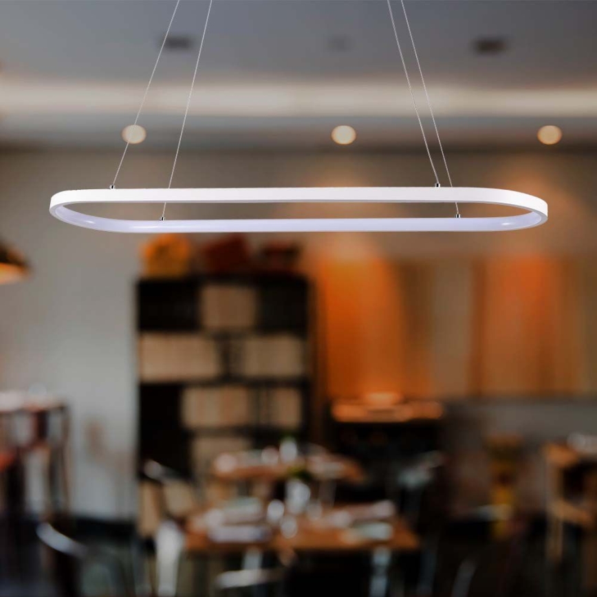 Світлодіодна підвісна люстра LED/24W/230V 4000K білий