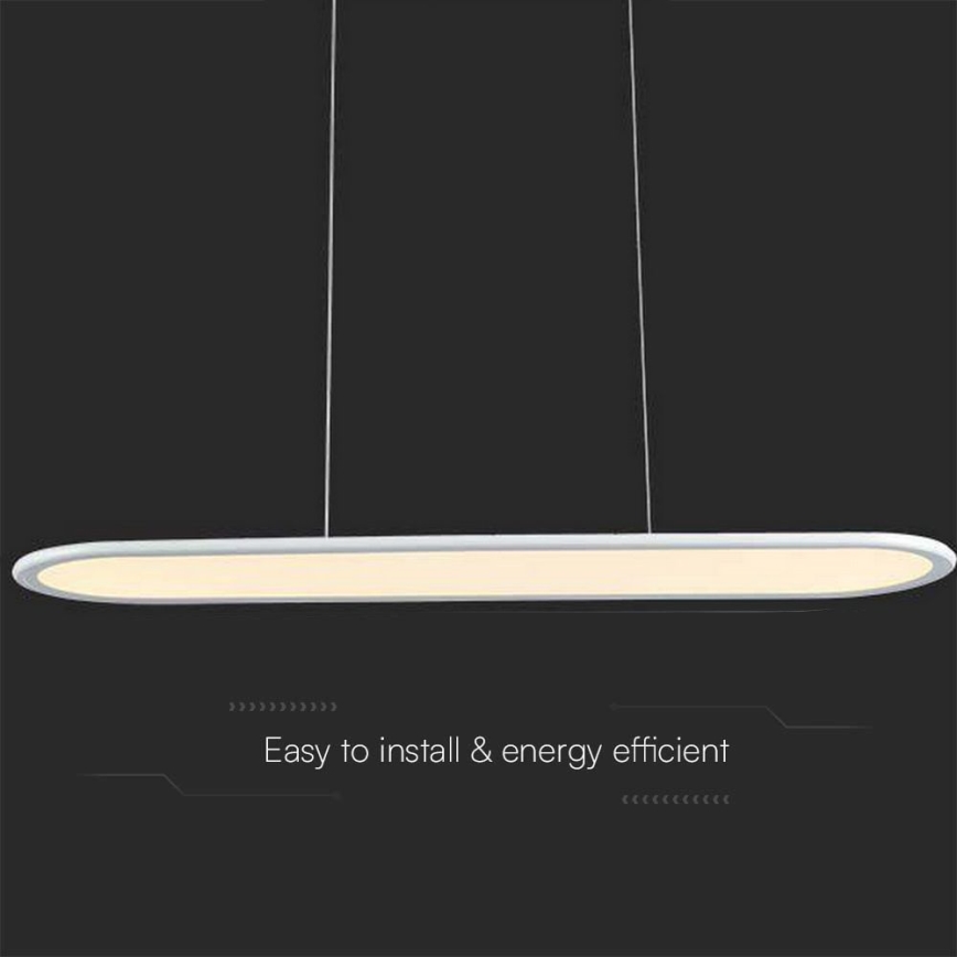 Світлодіодна підвісна люстра LED/24W/230V 4000K білий