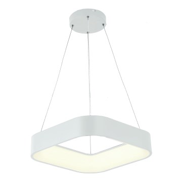 Світлодіодна підвісна люстра LED/30W/230V 3000K 45x45 см білий