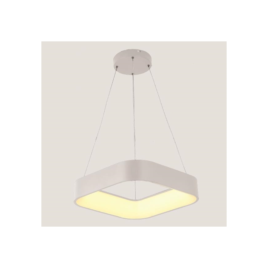 Світлодіодна підвісна люстра LED/30W/230V 3000K 45x45 см білий