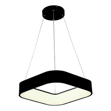 Світлодіодна підвісна люстра LED/30W/230V 3000K 45x45 см чорний