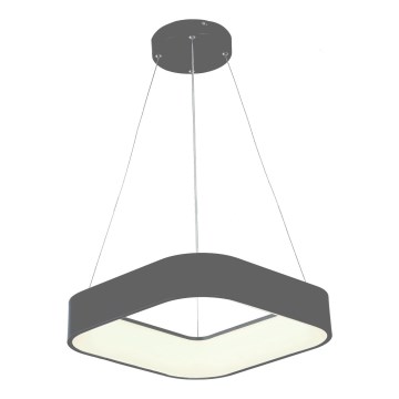 Світлодіодна підвісна люстра LED/30W/230V 3000K 45x45 см сірий
