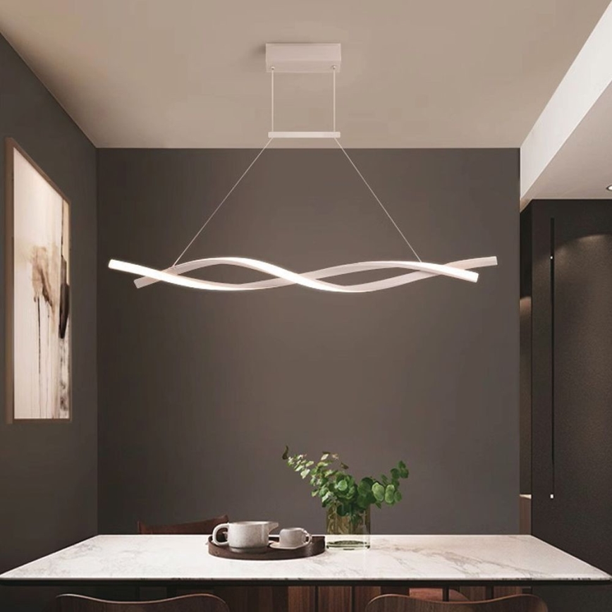 Світлодіодна підвісна люстра LED/30W/230V 4000K білий