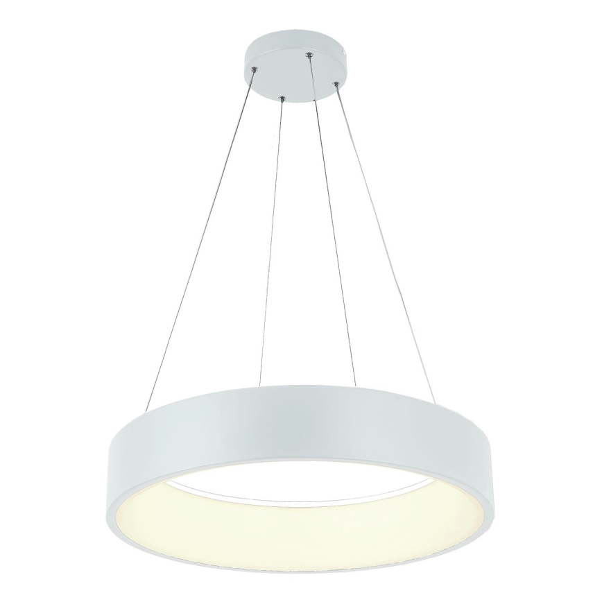 Світлодіодна підвісна люстра LED/30W/230V 4000K діаметр 45 см білий