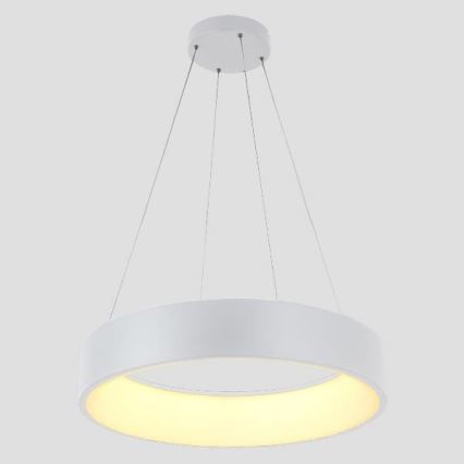 Світлодіодна підвісна люстра LED/30W/230V 4000K діаметр 45 см білий