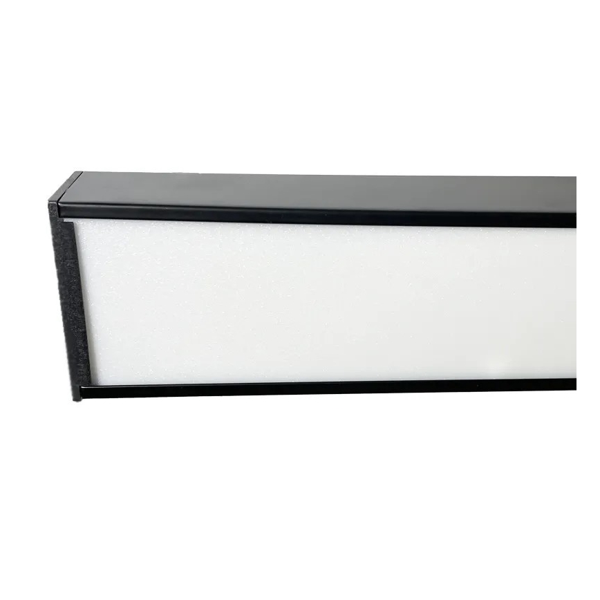 Світлодіодна підвісна люстра LED/32W/230V 4000K діаметр 120 см чорний