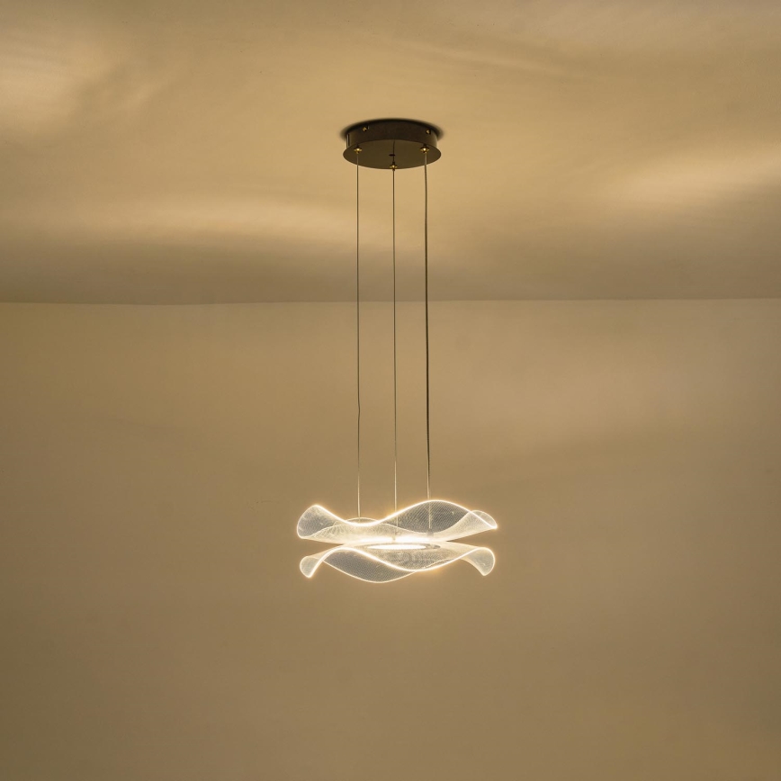 Світлодіодна підвісна люстра LED/34W/230V 3000K