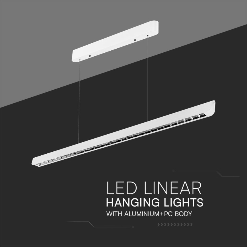 Світлодіодна підвісна люстра LED/36W/230V 3000/4000/6400K білий
