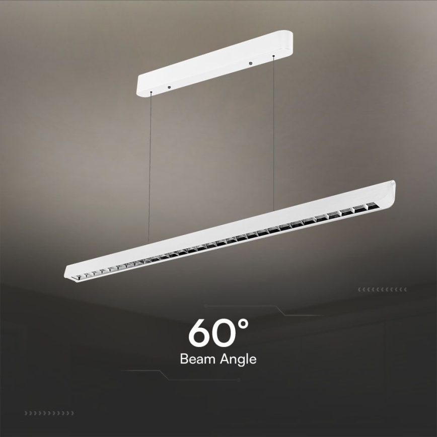 Світлодіодна підвісна люстра LED/36W/230V 3000/4000/6400K білий