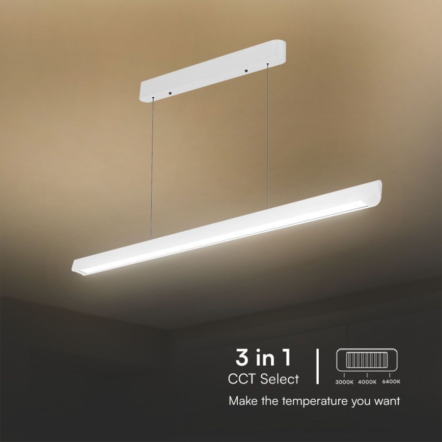 Світлодіодна підвісна люстра LED/36W/230V 3000/4000/6400K білий