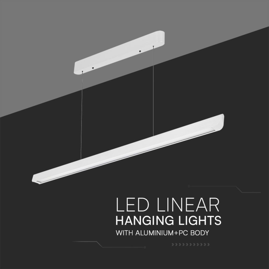 Світлодіодна підвісна люстра LED/36W/230V 3000/4000/6400K білий