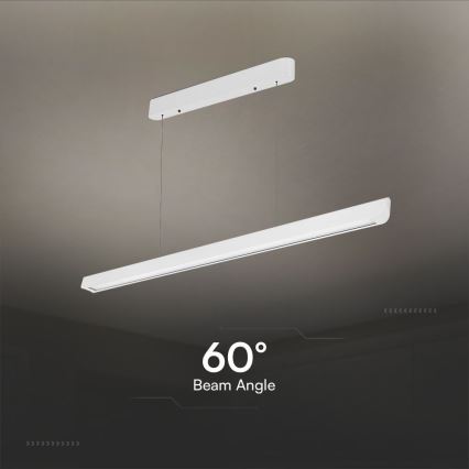Світлодіодна підвісна люстра LED/36W/230V 3000/4000/6400K білий