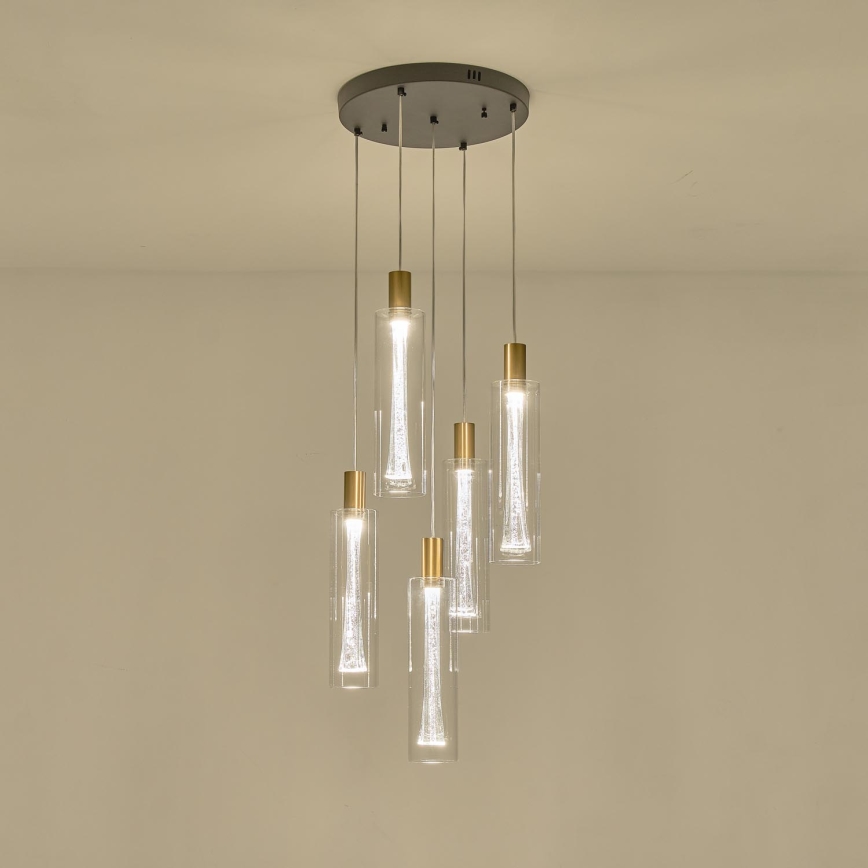 Світлодіодна підвісна люстра LED/38W/230V 3000K