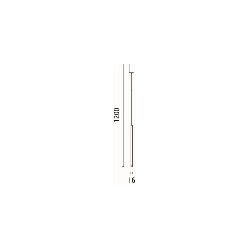 Світлодіодна підвісна люстра LED/3W/230V 3000K діаметр 6 см