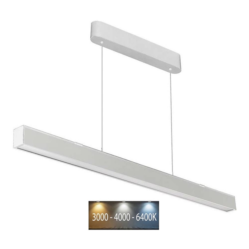 Світлодіодна підвісна люстра LED/40W/230V 3000/4000/6400K білий