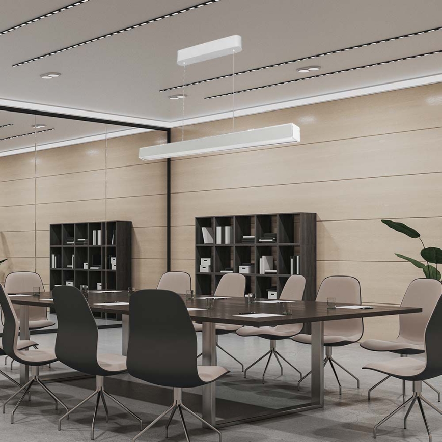 Світлодіодна підвісна люстра LED/40W/230V 3000/4000/6400K білий