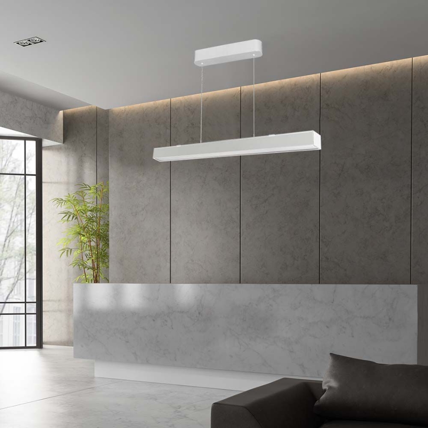 Світлодіодна підвісна люстра LED/40W/230V 3000/4000/6400K білий