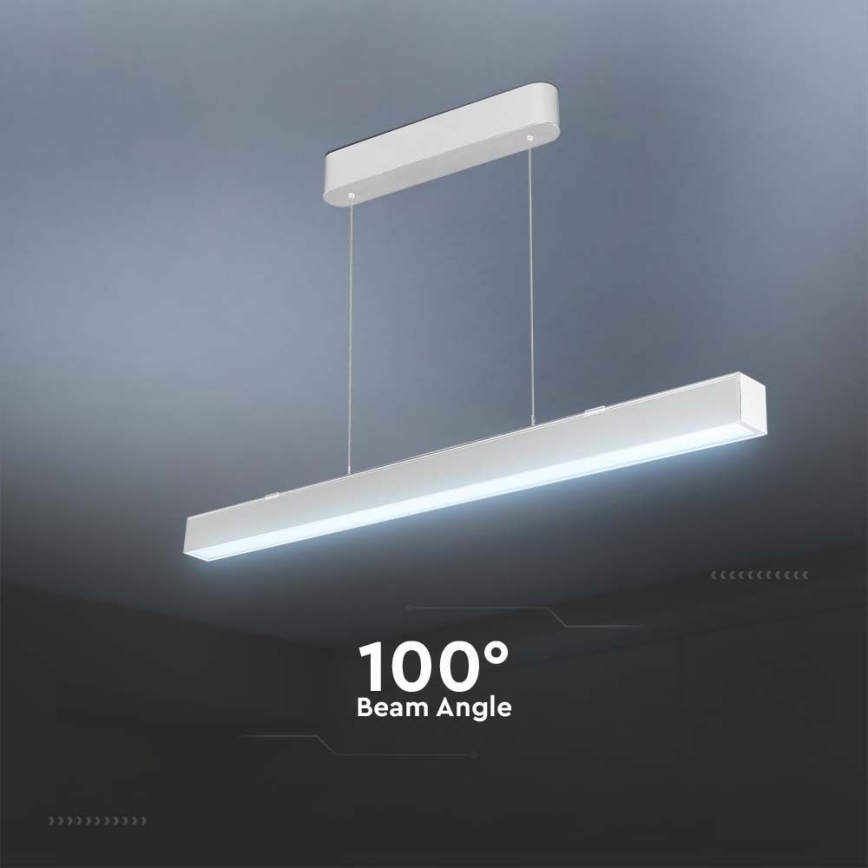 Світлодіодна підвісна люстра LED/40W/230V 3000/4000/6400K білий