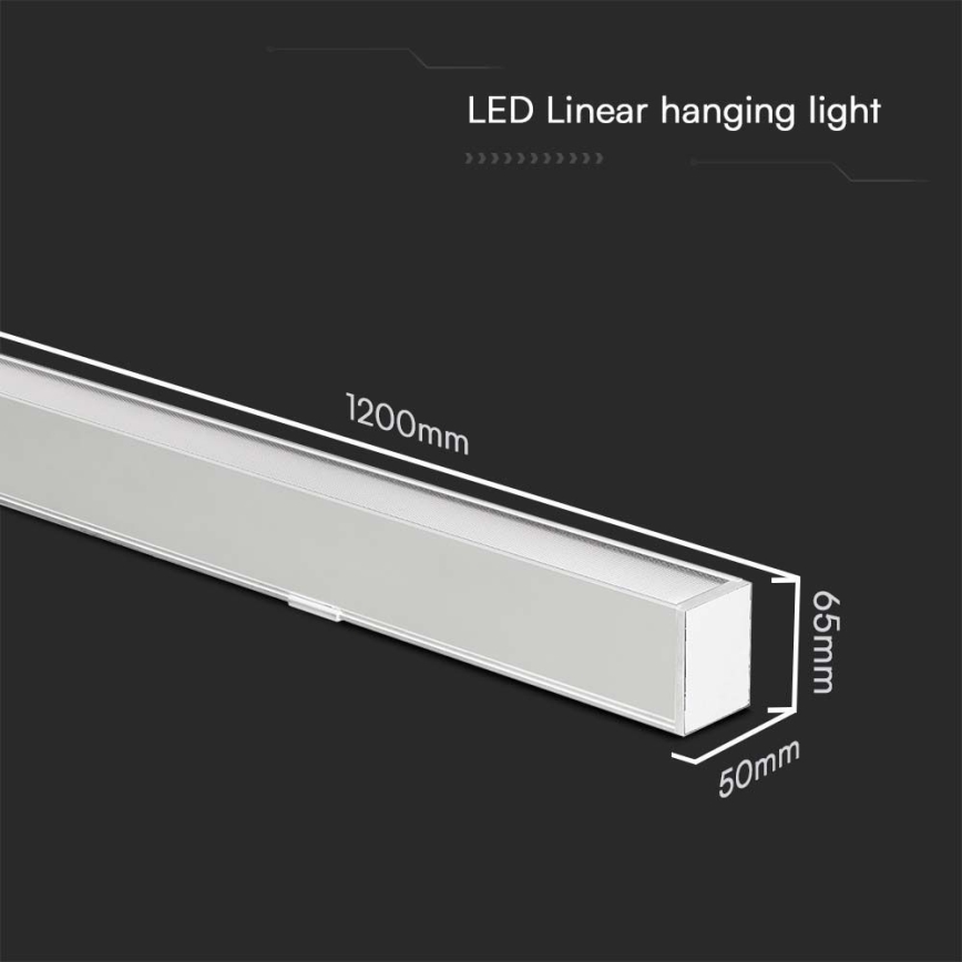 Світлодіодна підвісна люстра LED/40W/230V 3000/4000/6400K білий