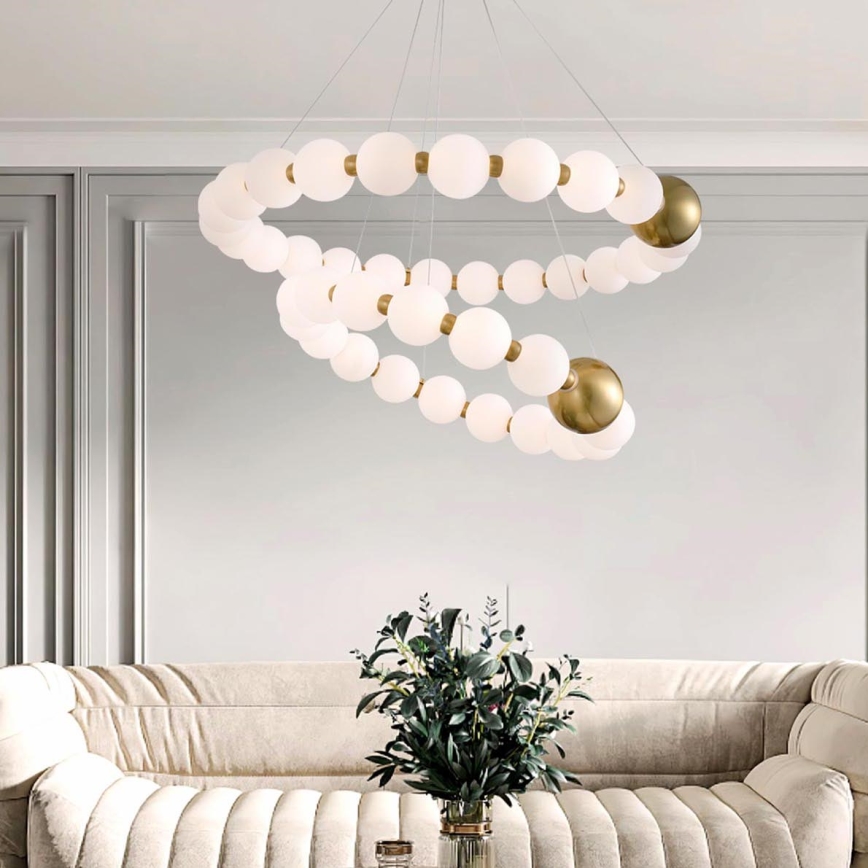 Світлодіодна підвісна люстра LED/40W/230V 3000K