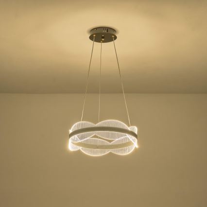 Світлодіодна підвісна люстра LED/48W/230V 3000K