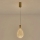 Світлодіодна підвісна люстра LED/6,3W/230V 3000K золотий діаметр 14 см