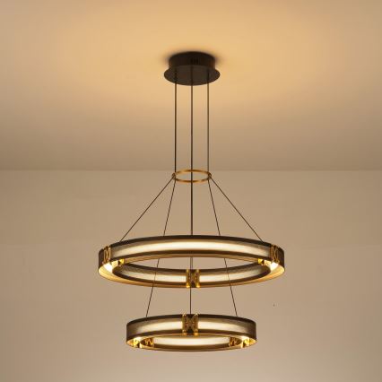 Світлодіодна підвісна люстра LED/62W/230V 3000K 62x120 см