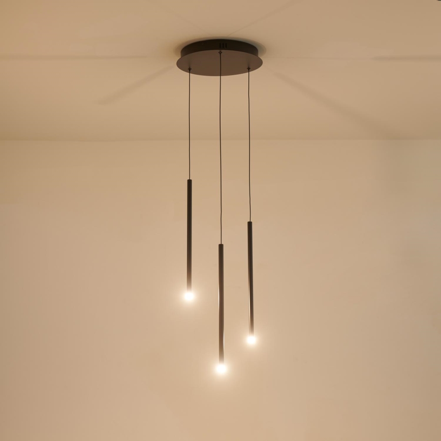 Світлодіодна підвісна люстра LED/6W/230V 3000K діаметр 30 см