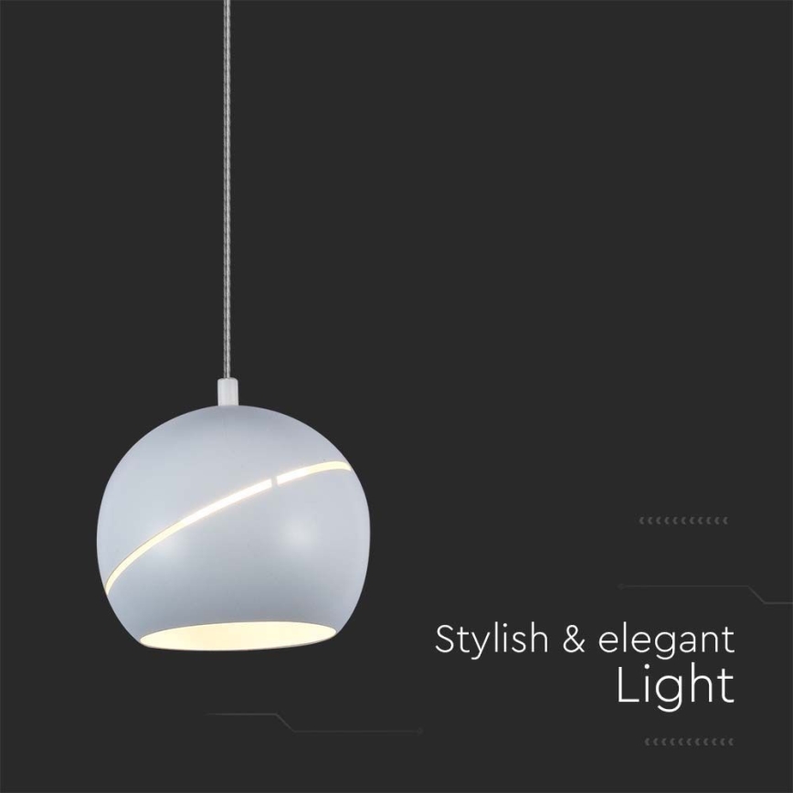 Світлодіодна підвісна люстра LED/8,5W/230V 3000K білий