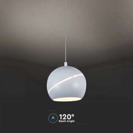 Світлодіодна підвісна люстра LED/8,5W/230V 3000K білий