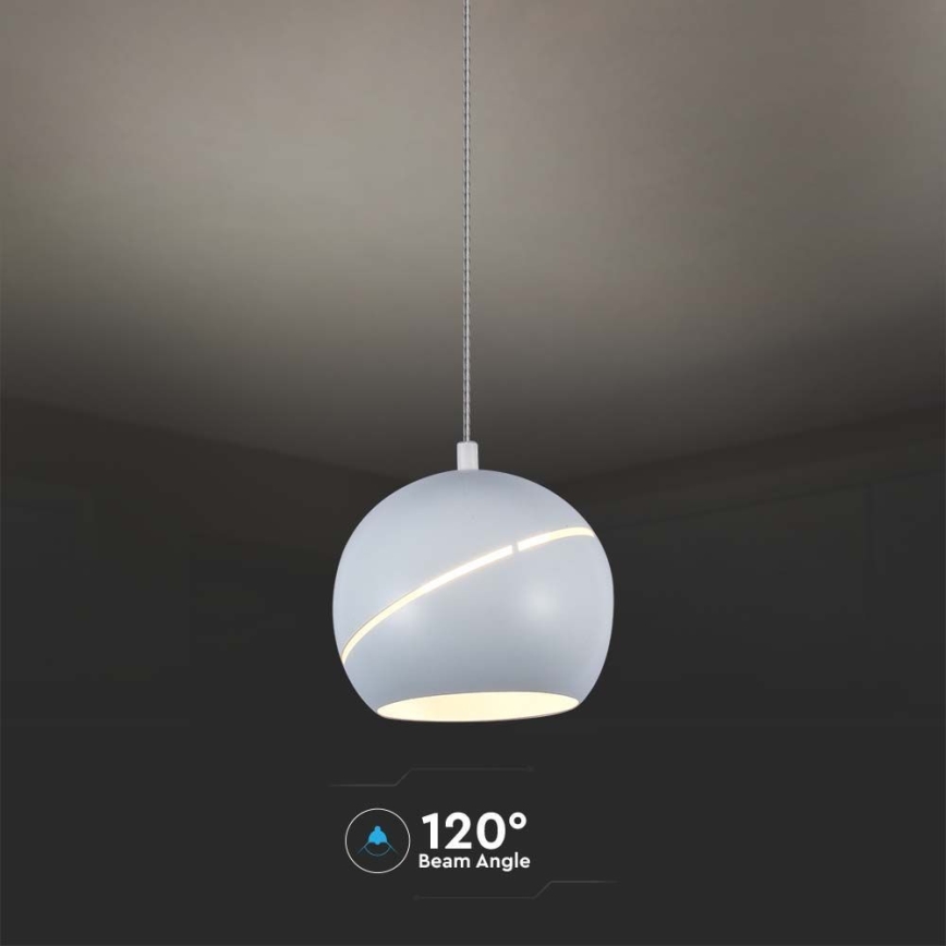 Світлодіодна підвісна люстра LED/8,5W/230V 3000K білий